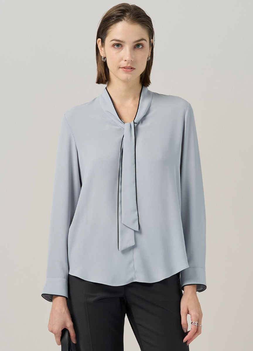 定番輕柔飄巾襯衫